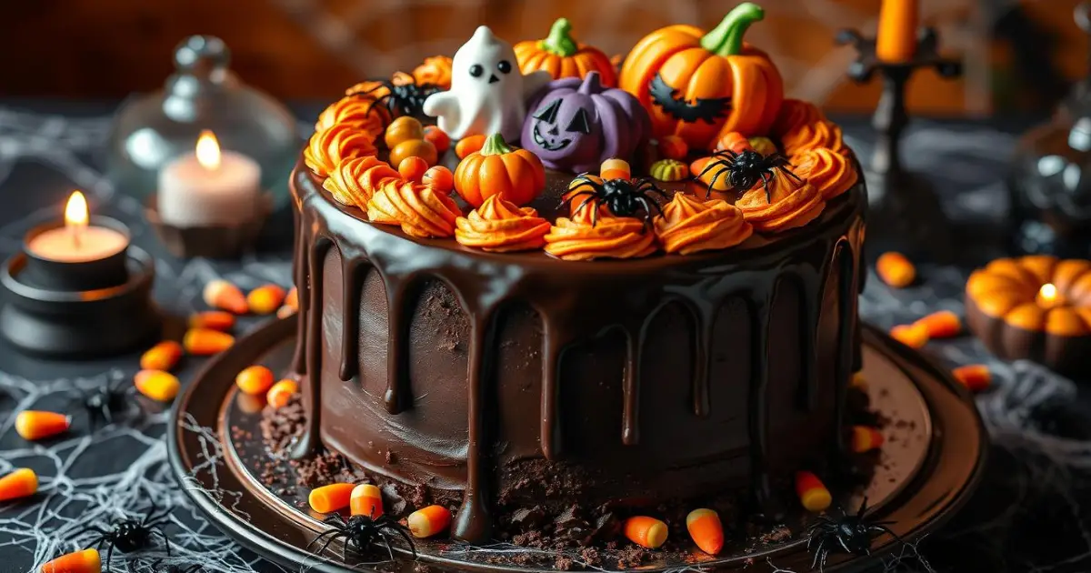 Halloween Chocolate Cake