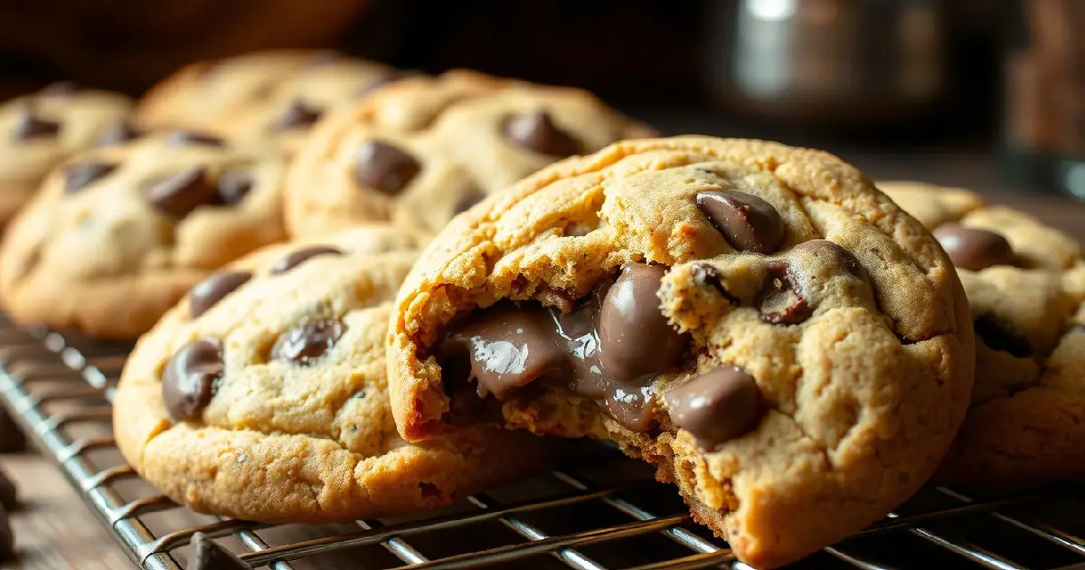 milk chocolate chip cookie