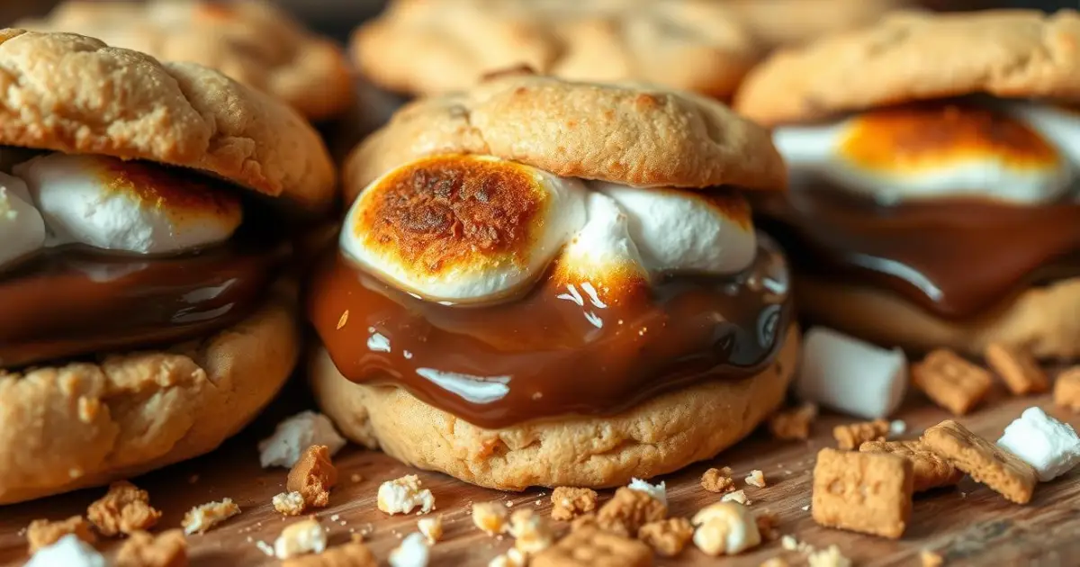 s'mores cookies